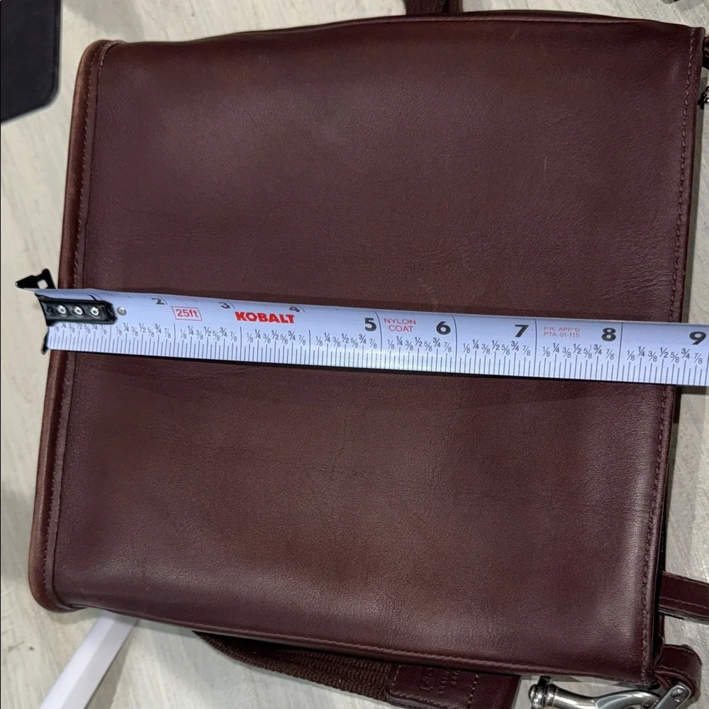 Vintage Coach Dark Brown Leatherwear Messenger/Crossbody Bag-AOD-9433
